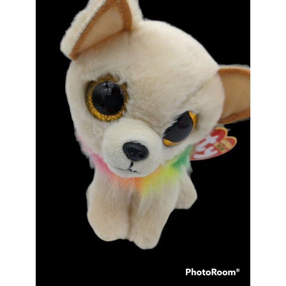 TY Beanie Boos Chewey the Dog 6'' soft toy plush stuffed animal collectible BNWT - Picture 1 of 9